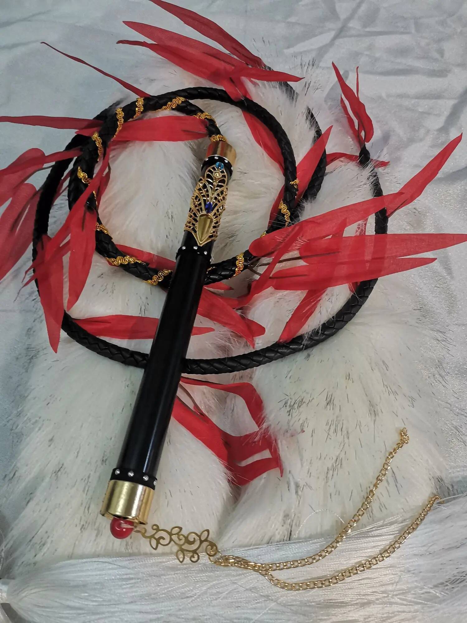 새로운 모란 코스프레 유령 소품 중국 소설 에르하와 그 - Cosplay Prop 리뷰 및 가격