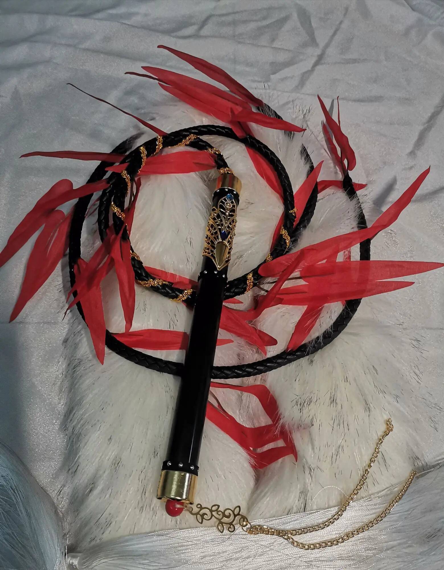 새로운 모란 코스프레 유령 소품 중국 소설 에르하와 그 - Cosplay Prop 리뷰 및 가격