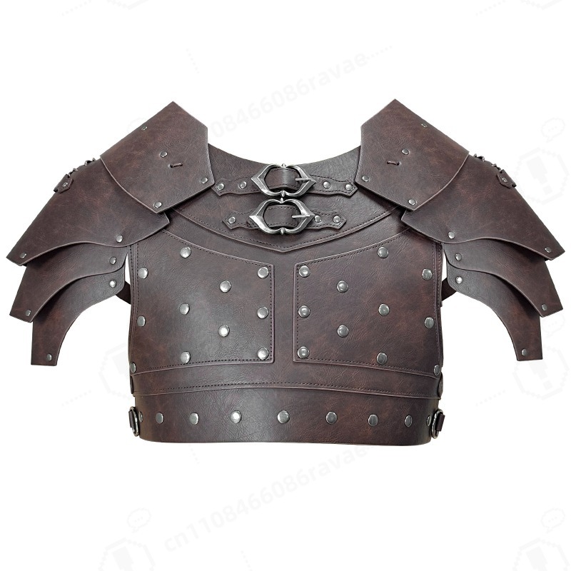중세 스타일 스터드 장식 어깨 가슴 갑옷 바이킹 하네스 - Cosplay Prop 리뷰 및 가격