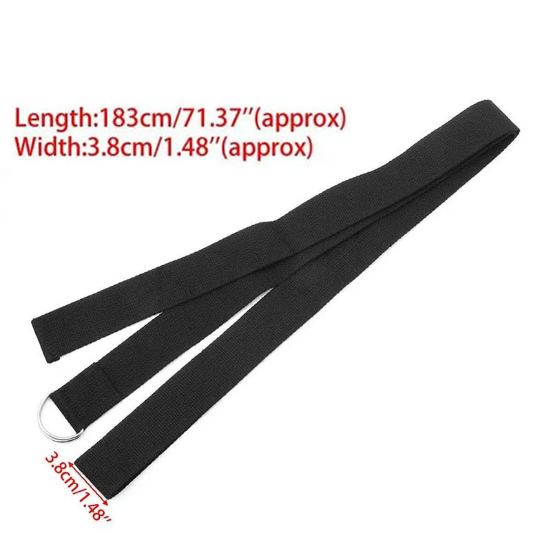183*3.8cm 요가 스트랩 코튼 운동 요가 벨트 조 - D Ring Strap 리뷰 및 가격
