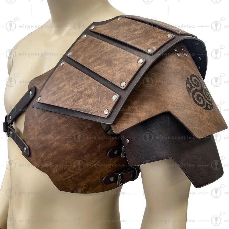 중세풍 일방 어깨 갑옷 북유럽 스타일 바이킹 어깨 갑옷 - Cosplay Prop 리뷰 및 가격