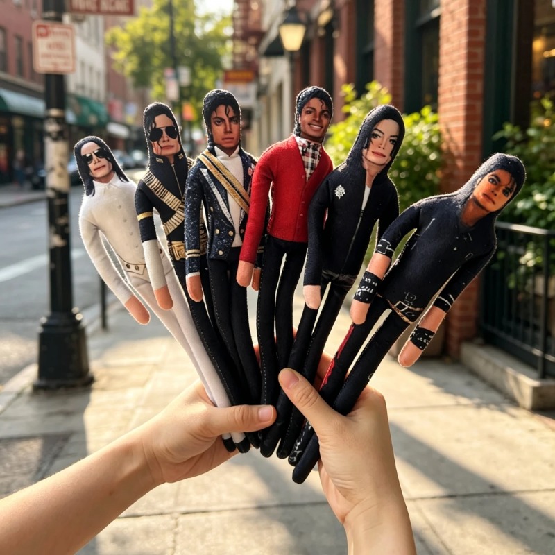 2026년 신형 마이클 잭슨 코스프레 소품 인형 플러시 - Cosplay Prop 리뷰 및 가격