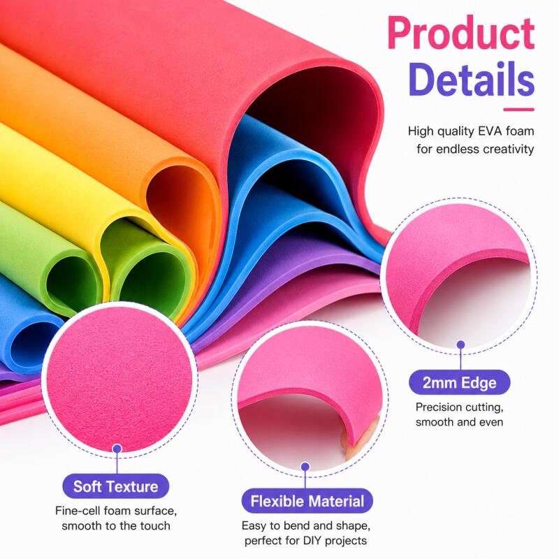 다채로운 EVA 폼 시트 2mm 두께 50x90cm 부 - Cosplay Props Eva Foam 리뷰 및 가격